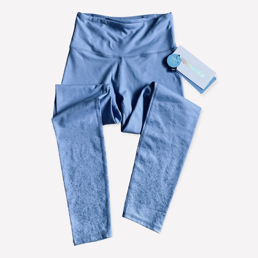 Marika 27” Dry Wik Leggings Size Small Flex Deluxe Easter Egg/Iridescent
